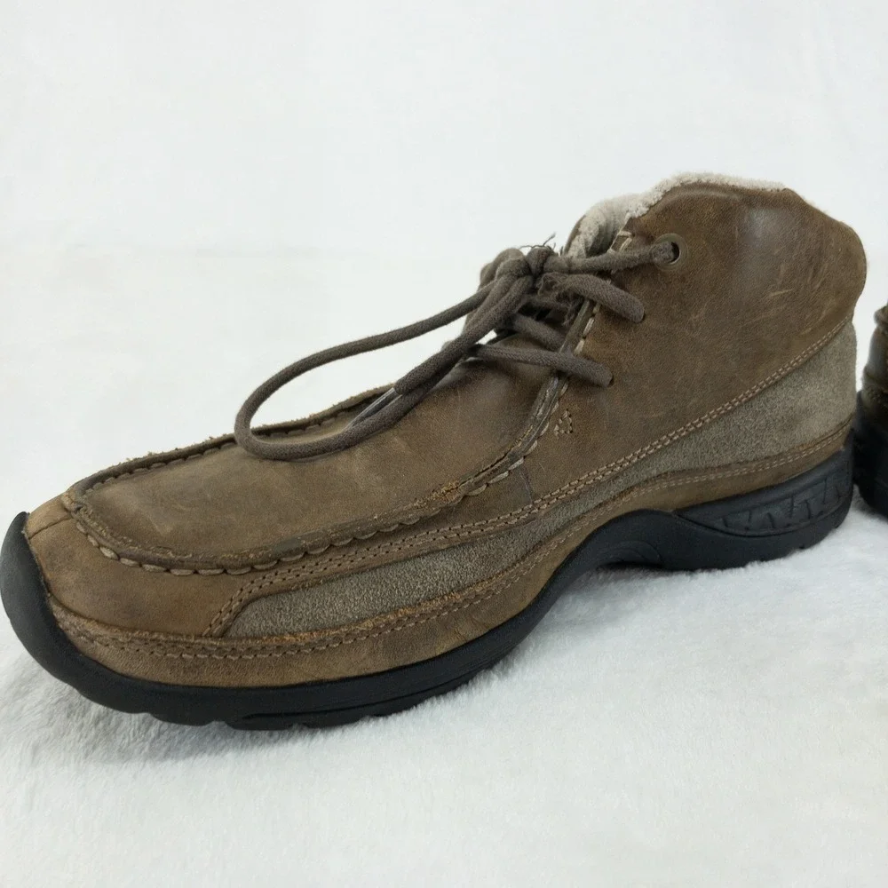 Timberland Chukka Boots Mens Size 9 Brown‎ Leather Smartwool Earthkeepers